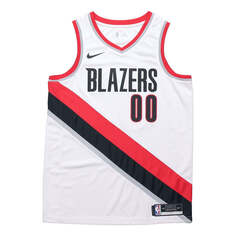 Майка Nike NBA Stripe Quick Dry Basketball Jersey &apos;White Black Red&apos;, белый