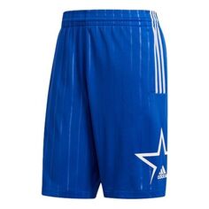 Спортивные шорты adidas Mac Dyn Short Training Basketball Casual Sports Shorts Blue, синий