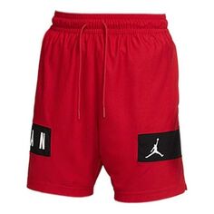 Шорты Air Jordan Casual Sports Running Basketball Shorts Red, красный Nike