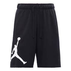 Шорты Men&apos;s Air Jordan Flying Man Logo Training Knit Breathable Sports Shorts Black, мультиколор Nike