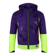 Куртка Nike Shield Flash Colorblock Running Hooded Jacket Purple, фиолетовый