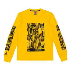 Толстовка Men&apos;s Nike ACG Outdoor Sports Printing Round Neck Pullover Yellow, желтый