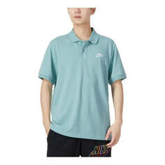 Футболка Nike Sportswear Polo T-Shirt &apos;Green&apos;, зеленый