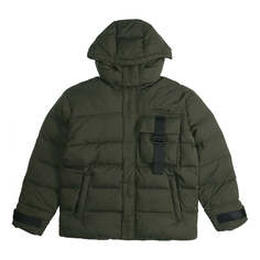 Пуховик adidas originals Utility Duck Down Winter Jacket Green, зеленый