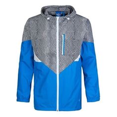 Куртка adidas originals Splicing Sports Jacket Coat Male Blue, синий