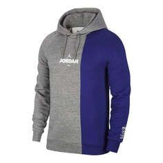 Толстовка Air Jordan Sportswear Legacy AJ11 Hoodie &apos;Grey Purple&apos;, серый Nike