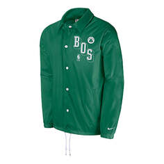 Куртка Men&apos;s Nike NBA Boston Celtics Alphabet Printing logo Sports COACH Jacket Alfalfa Green, зеленый