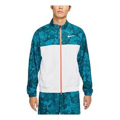 Куртка Nike Court Splicing Tennis Sports Jacket Green Dark green, зеленый