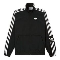 Куртка adidas originals Lock Up TT Sleeve Logo Retro Sports Jacket Black, черный