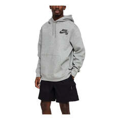 Толстовка Nike SB Pullover Skate Hoodie &apos;Grey&apos;, серый