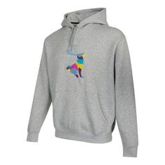 Толстовка Nike graphic hoodie &apos;Grey&apos;, серый