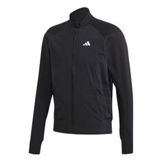 Куртка adidas M Vrct Tiger Embroidered Pattern Athleisure Casual Sports Jacket Black, черный