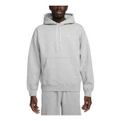 Толстовка Nike Solo Swoosh Fleece Pullover Hoodie &apos;Grey&apos;, серый