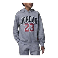 Толстовка (PS) Air Jordan Fleece Pullover Hoodie &apos;Grey&apos;, серый Nike