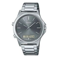 Часы Casio Dress Analog-Digital Watch &apos;Steel Grey Silver&apos;, серый