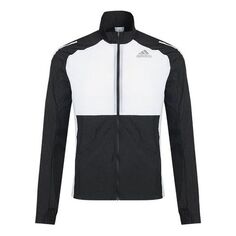 Куртка adidas Otr Track Jkt Running Colorblock Sports Stand Collar Jacket Black, черный