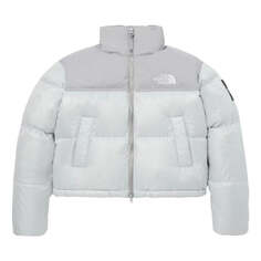 Куртка (WMNS) The North Face White Label Novelty Nuptse Down Jacket Asia Sizing &apos;Ice Grey&apos;, серый