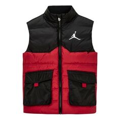 Жилет (PS) Air Jordan Blocked Down Vest &apos;Gym Red&apos;, красный Nike