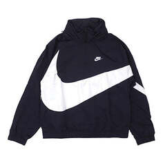 Куртка Men&apos;s Nike Half Zipper Big Swoosh Jacket Us Edition Black, мультиколор