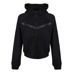 Куртка (WMNS) AS W Nike Sportswear TCH FLC WR Hoodie FZ Black, черный