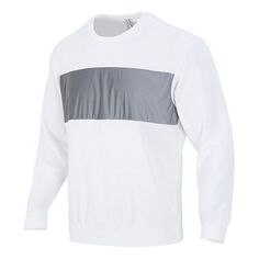 Толстовка Men&apos;s adidas neo Sw Irrd Swt Splicing Sports Round Neck Pullover White, мультиколор