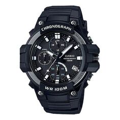 Часы CASIO Waterproof Mens Navy Blue Analog, синий