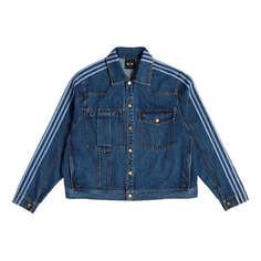 Куртка adidas originals x Ivy Park Crossover Casual Denim Blue Jacket, синий