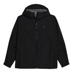 Куртка adidas originals Paradigm Shell Solid Color Sports Hooded Jacket Black, мультиколор