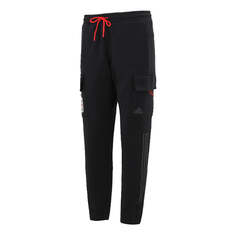 Брюки Men&apos;s adidas Cny Top Knpnt Side Pocket Cargo Lacing Casual Joggers/Pants/Trousers Black, черный
