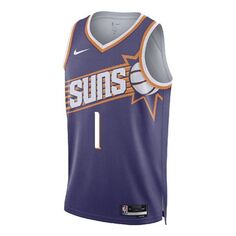 Майка Nike Dri-FIT NBA Swingman Jersey 2023/24 Icon Edition &apos;Phoenix Suns Devin Booker&apos;, цвет new orchid