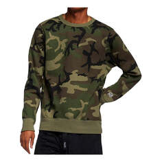 Толстовка Nike Casual Sports Fleece Crew Neck Pullover Men&apos;s Olive Green, зеленый