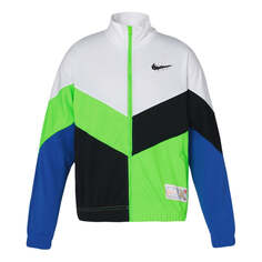 Куртка Nike Contrasting Colors Logo Athleisure Casual Sports Loose Jacket Multicolor, мультиколор
