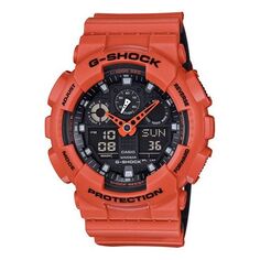 Часы CASIO G-Shock Analog-Digital &apos;Orange Red&apos;, оранжевый