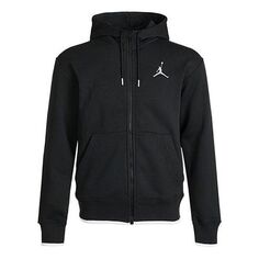 Куртка Air Jordan MENS Logo Print Fleeced Sports Hooded Jacket Black, черный Nike