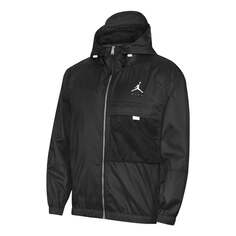 Куртка Air Jordan Jumpman Statement Solid Color Logo Hooded Jacket Black, мультиколор Nike