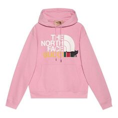 Толстовка (WMNS) Gucci x The North Face Hooded Sweatshirt &apos;Pink&apos;, розовый