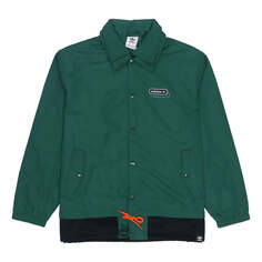 Куртка Men&apos;s adidas originals Mr Windbreaker Double Layer Lapel Polar Fleece logo Sports Jacket Forest Green, зеленый