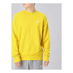 Толстовка Nike Sportswear Club Solid Color Round Neck Sports Yellow, желтый