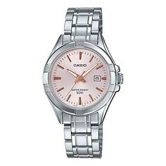 Часы CASIO Waterproof Quartz Pink Analog, розовый