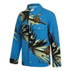 Куртка Nike Funny Pattern Stay Warm lamb&apos;s wool Jacket Blue, синий