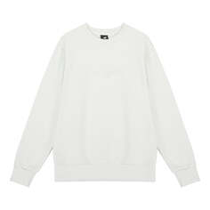 Толстовка New Balance Solid Color Round Neck Sports Pullover White, белый