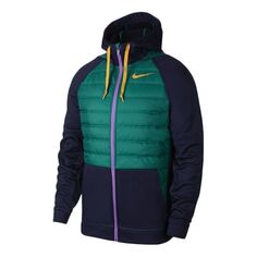 Куртка Nike Therma FZ Winterized Trainer Jacket For Men Blue/Green, синий