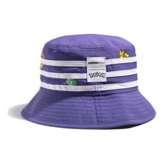 Шапка adidas neo x Pokemon Fisherman&apos;s hat Purple, фиолетовый