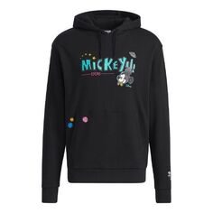 Толстовка adidas originals D Kas Hd II Mickey Printing Casual Pullover Black, черный