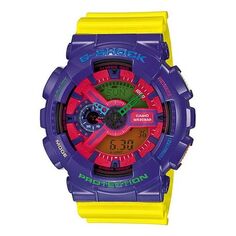 Часы CASIO G-Shock Analog-Digital &apos;Purple&apos;, желтый