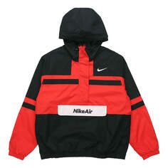Куртка Nike Air Windproof Anti Tear Half Cardigan Jacket &apos;Red Black&apos;, красный