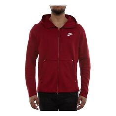 Толстовка Nike Tech Fleece Full-zip Hoodie &apos;Red Crush&apos;, красный
