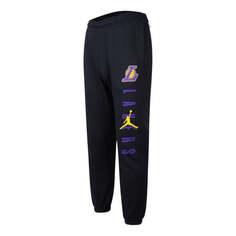 Спортивные штаны Air Jordan NBA Courtside Statement Edition Los Angeles Lakers Bundle Feet Sports Long Pants Black, черный Nike