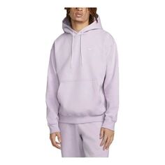 Толстовка Men&apos;s Nike Small Logo Loose Long Sleeves Pullover Hooded Sports Purple, фиолетовый