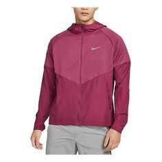 Куртка Nike Windrunner Repel Running Jacket &apos;Claret&apos;, красный